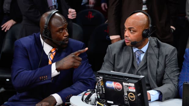 Shaquille O'Neal and Charles Barkley